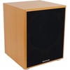 image:imageRockville Rock Shaker 12 White 800W Powered Home Theater Subwoofer  800W Peak  400W RMS Class D Amp MDF Enclosure RearFiring Port RCA and Speaker Level Inputs Phase Switch Foam GrillClassic Wood