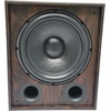 image:imageRockville Rock Shaker 15 1000W Powered Home Theater Subwoofer Deep Bass Wood Enclosure Adjustable Controls for Movies and Music  1000W Peak  500W RMS Class D Amp RCA and Speaker Level InputsOutputs Phase Switch Crossover Control MDF EnclosureDark Wood