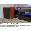 image:imageRockville Rock Shaker 15 1000W Powered Home Theater Subwoofer Deep Bass Wood Enclosure Adjustable Controls for Movies and Music  1000W Peak  500W RMS Class D Amp RCA and Speaker Level InputsOutputs Phase Switch Crossover Control MDF EnclosureClassic Wood