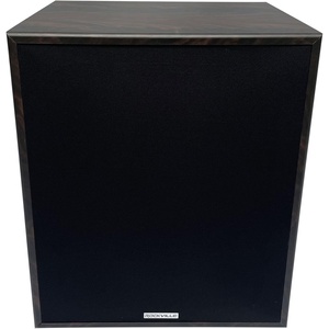 image:imageRockville Rock Shaker 15 1000W Powered Home Theater Subwoofer Deep Bass Wood Enclosure Adjustable Controls for Movies and Music  1000W Peak  500W RMS Class D Amp RCA and Speaker Level InputsOutputs Phase Switch Crossover Control MDF EnclosureDark Wood