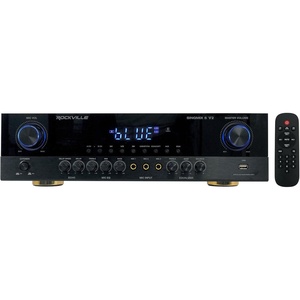 image:imageRockville SINGMIX 5 V2 2000w Bluetooth ProKaraokeHome Amplifier Mixer Receiver