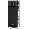image:imageRockville Dual 15 3000w 2Way 8Ohm Passive DJ PA SpeakerABS Cabinet 15 inch SPGN258Black8 ohm