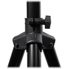 image:imageRockville Bundle RVES05 Black Heavy Duty Tripod PoleMount DJ PA Speaker Stand Bundle with RSC7W White Tripod PA Speaker Stand Scrim Cloth  Carry BagACC5 MonitorLaptop Shelf Accessory 3 Items