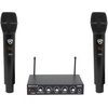 image:imageRockville HTS45 Bundle 800Watt 51 Channel Bluetooth Home Theater Audio System with Subwoofer RKI60 Dual UHF 8Channel Wireless Mic Karaoke Interface and Mixer Optical and AUX Cables 2Items