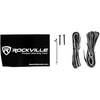 image:imageRockville RockSlim Bundle 4 White 525 in 240W Wall Mount Slim Home Theater Speakers BLUAMP 100 Bluetooth Stereo Amplifier with USB Mic Input and RCA Output 5Items
