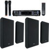 image:imageRockville 1000W Bluetooth Receiver4 Wall SpeakersMics 4 RestaurantBarCafe