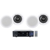 image:imageRockville BLUAMP150 Bundle Home Stereo Bluetooth Amplifier 2 HC655 Pair 65 500Watt 2Way inCeiling Home Theater Speakers 3Items