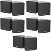image:imageRockville Bundle 10 Cube 35 30w RMS Black Home Theater Wall SpeakersSwivel Brackets 10 Items
