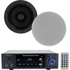 image:imageRockville Bundle BLUAMP 150 Home Stereo Bluetooth Amplifier Receiver OpticalPhonoRCA Bundle with Pair Elite C64 65 4Ohm Ceiling Speakers Adjustable Silk Tweeter 2 Items