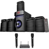 image:imageRockville HTS45 Bundle 800Watt 51 Channel Bluetooth Home Theater Audio System with Subwoofer RKI60 Dual UHF 8Channel Wireless Mic Karaoke Interface and Mixer Optical and AUX Cables 2Items
