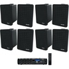 image:imageRockville Home Matrix 4 Zone 8 Channel 600w Multi RoomSource ReceiverAmplifier Bundle with 8 Kicker 46KB6B KB6 65 150w IndoorOutdoor Black Home Theater Speakers KB6B 9 Items