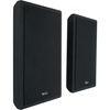 image:imageRockville RockSlim Black 525 240W Home Theater Speakers 8 Ohm Surround Sound Slim WallMount Design Clear Audio Durable Build for Home Theater Enthusiasts 2Piece