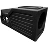 image:imageRockville REC136 12 Center Console Subwoofer Box for 20072013 ChevyGM  Vented Enclosure Crew Cab 58 MDF USA Made Bed Liner Finish 205 cuft Net Volume 2 35 Tweeter Cutouts