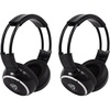 image:imageRockville RFH3 Wireless Infrared Headphones Universal Fit for Any Monitor Adjustable Design 2Piece  Black