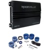 image:imageRockville RVF2 Bundle 1200Watt Peak  300Watt RMS 4Channel Car Amplifier Stereo Amp RWK82 8Gauge 4Channel Car Amp Wiring Installation Kit with RCA Cables 2Items