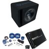 image:imageRockville VS15K51 Bundle 15 in 2000Watt Car Subwoofer in Vented Enclosure 1Ohm KryptonM1 2000Watt Mono Car Amplifier with Wired Level Control RWK41 4Gauge Complete Amp Wiring Kit 3Items