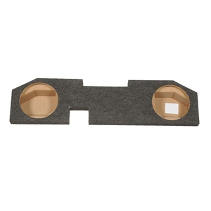 image:imageRockville REC2 Dual 12 Subwoofer Enclosure 20022015 Dodge Ram Quad Cab  Sealed 58 MDF Made in USA Fits 150025003500 XCab SpringLoaded Terminals Under Seat Fit 6 Mounting Depth