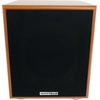 image:imageRockville Rock Shaker 65 Wood Powered Home Theater Subwoofer Compact  200W Peak100W RMS Class D Amp MDF Enclosure RCA and High Level InputsOutputs Rear Firing Port Phase Switch CrossoverClassic Wood