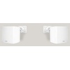 image:imageRockville 4 Cube Pair of 35 White Home Theater Wall SpeakersSwivel Bracket 8 Items