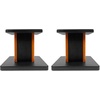 image:imageRockville Bundle 2 RockShelf 68B 400w Black 65 Home Theater Bookshelf Speakers8 Ohm Bundle with 2 RHT8C Bookshelf Desktop SpeakerStudio Monitor StandsWood 4 Items