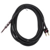 image:imageRockville RCXBN15 15 14 to Banana Speaker Cable 16 Gauge 8Pack  100 Copper 16 AWG OFC Black PVC Jacket Rubber Insulated ROHS Compliant Low Resistance Flexible