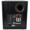 image:imageRockville RockSlim Bundle 2 525 in 240Watt Slim Home Theater Speakers with Wall Mount Brackets Rock Shaker 8in 400Watt Powered Home Theater Subwoofer Black 3Items