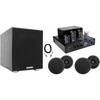 image:imageRockville 1 BluTube AmplifierHome Theater Receiver Bundle with 1 Rock Shaker 8 Inch Subwoofer 4 HC55 525 Ceiling Speakers 1 RCDR25B 25 Ft Cables 7 Items