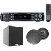 image:imageRockville Bundle RPA60BT V2 1000 Watt 2Ch USB Bluetooth Amplifier Bundle with Pair of HC85 Black 8 700 Watt Home Theater Speakers and APM10B 10 Studio Subwoofer 3 Items