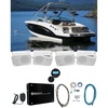 image:imageRockville HP4S Bundle 4 4 360W IndoorOutdoor Home Theater Speakers with Swivel Bracket RGHR2 Marine Bluetooth Gauge Receiver KRYPTON MF3 1600W 4Channel Marine Amplifier RMWK4 Wire Kit 7Item