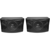 image:imageRockville KPS12 12 in 3Way 1600Watt Peak400Watt RMS Karaoke Speakers 8 Ohm MDF Enclosure with Wall Brackets Builtin Crossover for RestaurantBarCafe 2Piece
