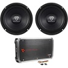 image:imageRockville RM64PRO Bundle 2 65 4Ohm MidBass Midrange Car Speakers RXAF2 2400Watt Peak600Watt DynoCertified RMS 4Channel Amplifier 3Items