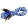 image:imageRockville RTR032 3 Foot 2 Channel RCA Cable Twisted Pair 100 Copper Conductors Split Pin Design Noise Rejection for Car Audio and Home Theater Pack of 23 Foot