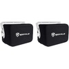 image:imageRockville 2 HP65S 65 OutdoorIndoor Home Theater Speakers wSwivel Bracket Bundle with 2 RWBC65S Neoprene Covers for Select 65 OutdoorPatioBoat Speakers 4 Items