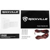 image:imageRockville 2 HP65S8 65 OutdoorIndoor Home Theater Speakers wSwivel Bracket Bundle with 2 RWBC65S Neoprene Covers for Select 65 OutdoorPatioBoat Speakers 4 Items