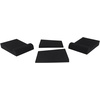 image:imageRockville APM5D 525 Powered Dark Wood Studio Monitor Pair RHT8D Stands  250W Peak  125W RMS Per Pair Class D BiAmped Silk Dome Tweeter Desktop Stands RRS190S 3Angle Isolation Pads 4Items