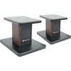 image:imageRockville APM5D 525 Powered Dark Wood Studio Monitor Pair RHT8D Stands  250W Peak  125W RMS Per Pair Class D BiAmped Silk Dome Tweeter Desktop Stands RRS190S 3Angle Isolation Pads 4Items
