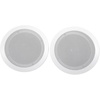 image:imageRockville HC655 8Pack White 65 inCeiling Home Speakers for Party  Home Theater 500W Peak  160W RMS 2Way 8Ohm Aimable Tweeters Paintable Flush Grilles Spring Terminals 76 Cutout