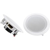 image:imageRockville HC655 8Pack White 65 inCeiling Home Speakers for Party  Home Theater 500W Peak  160W RMS 2Way 8Ohm Aimable Tweeters Paintable Flush Grilles Spring Terminals 76 Cutout