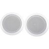 image:imageRockville HC65516 White Pair 65 inCeiling Home Theater Speakers 2Pack  500W Peak  160W RMS 2Way Swivel Tweeter Paintable Flush Mount Grills Polypropylene Cone 16 Ohm