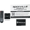 image:imageRockville HC85 Bundle 4 Black 8in 700Watt inCeiling Home Theater Speakers RPA60BT V2 1000W 2Ch AmplifierMixer 2 RMCXLR Wired Microphones Cables Included 10Items