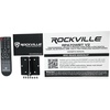 image:imageRockville RPA70WBT Bluetooth Home Theater Receiver with 4 Slim Wall Speaker  1000W Peak250W RMS BluetoothUSBOptical 2 Wireless VHF Microphones RockSlim White 525 Wall Mount Speaker 7Items