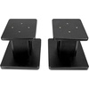 image:imageRockville RockShelf 68B Black 65 Bookshelf Speaker Pair with RHT8B Stands  400W Peak  100W RMS 8 Ohm Kevlar Woofer 1 Silk Dome Tweeter Desktop Studio Monitor Stands Home Theater 4Items