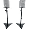 image:imageRockville RockShelf 68B Black 65 Bookshelf Speaker Pair with RVSM5 Stands  400W Peak  100W RMS 8 Ohm Kevlar Woofer 1 Silk Dome Tweeter Home Theater Adjustable Height Stands 4Items