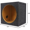 image:imageRockville W12K9D4 12 Car Audio Subwoofer Bundle with RSQ12S Sealed Sub Box  Subwoofer Power 4000W Peak  1000W RMS Dual 4Ohm K9 V3 RSQ12S 075 Cu Ft Box 14 AWG Wire Spades 3Items