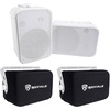 image:imageRockville 2 HP65S 65 OutdoorIndoor Home Theater Speakers wSwivel Bracket Bundle with 2 RWBC65S Neoprene Covers for Select 65 OutdoorPatioBoat Speakers 4 Items